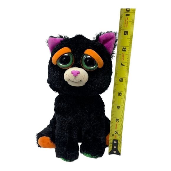 Halloween Feisty Pets Cranky Cathy Plush Black Cat Angry Spooky Stuffed Animal - Picture 4 of 10